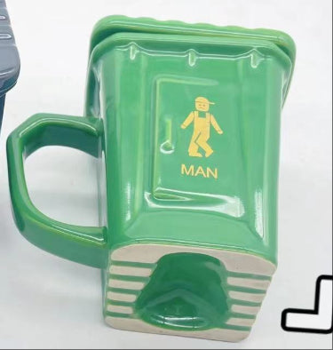 Squatting Toilet Mug - Ceramic Conversation Starter