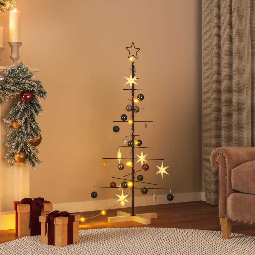 Christmas tree with wooden stand 120 cm   Christmas tree
