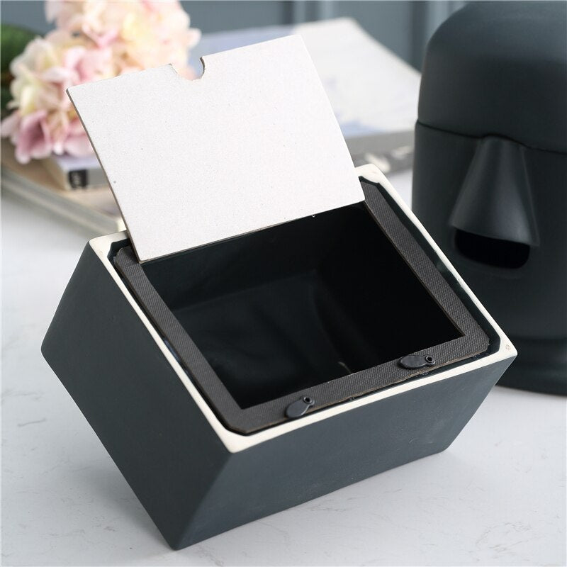 Moai Statue Ceramic Drawer - Functional & Exotic Home Decor