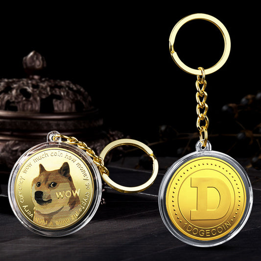 Dogecoin Keychain - Internet Culture Artifact