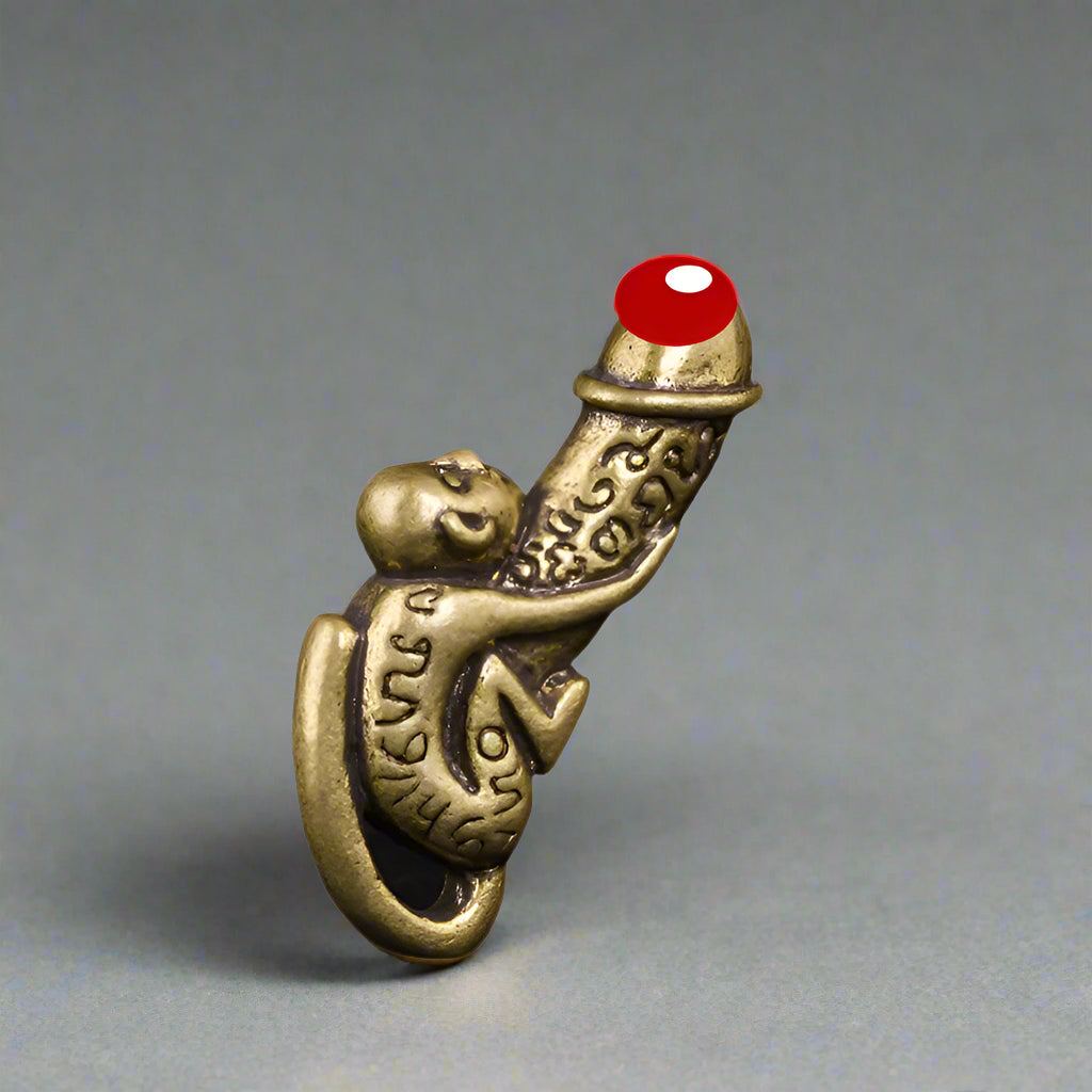 Brass Monkey Key Chain Pendant