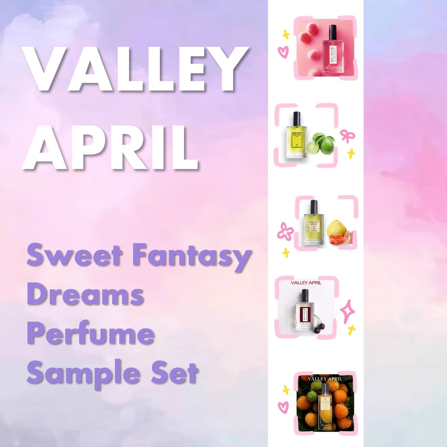 Sweet Fantasy Dreams Perfume Sample Set