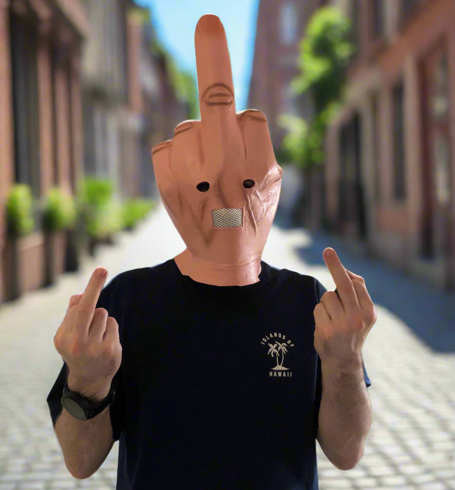 Middle Finger Full Head Mask