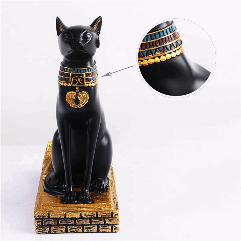 Ancient Egyptian Cat God Wine Bottle Holder