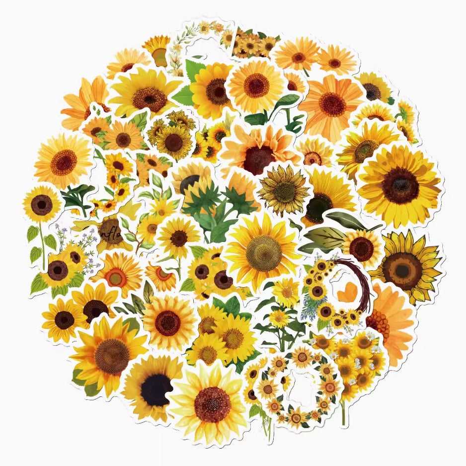 Convey Your Thoughts with Flower Stickers