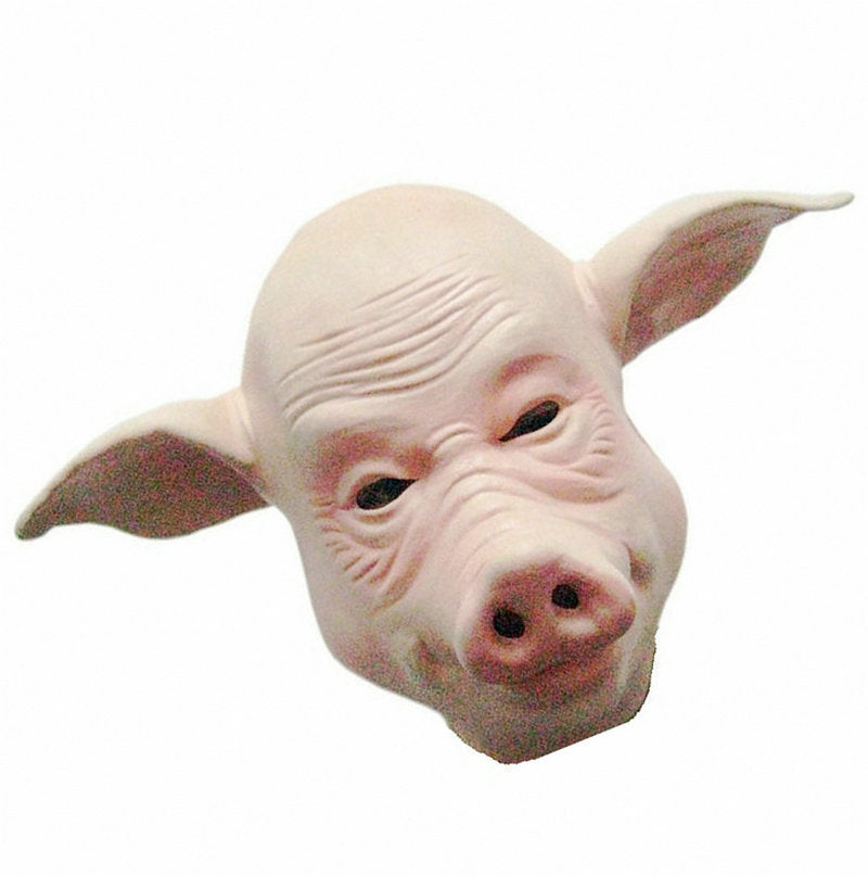 Bald Pig Mask Animal Headgear for Unbeatable Halloween & Event Fun