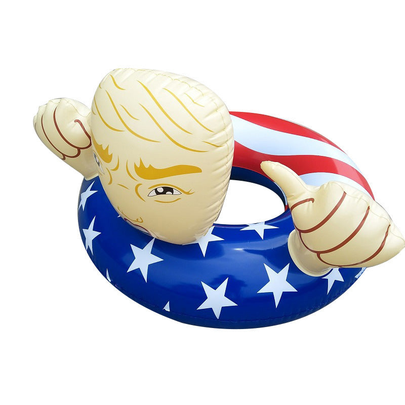 Trump Muscular Man Swimming Float