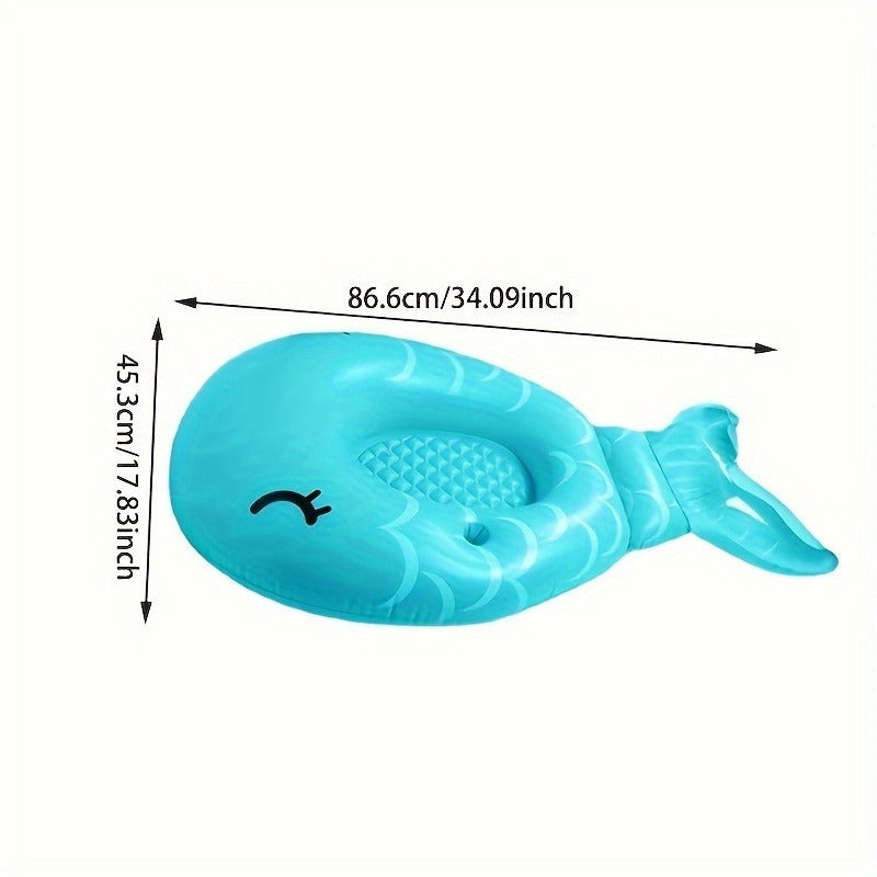 Cute Whale - shaped Inflatable Swimming Floa