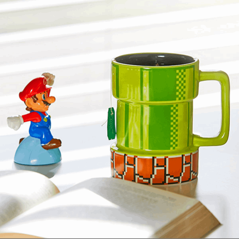 Cartoon Game Super Mario Water Cup youcantbringitwithyou