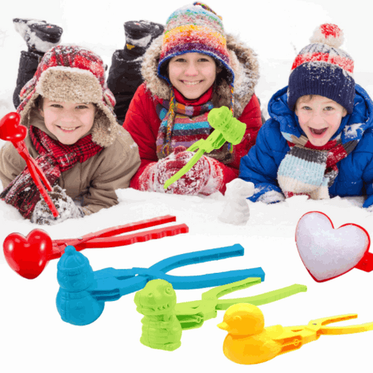 Cute Snowman Duck Dinosaur Shape Snowball Maker youcantbringitwithyou