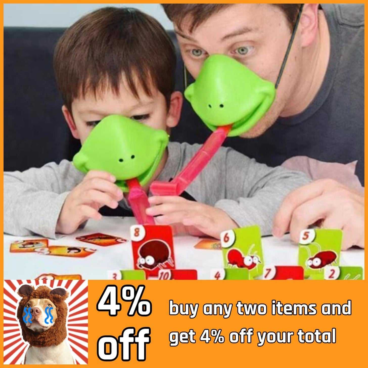 Chameleon Lizard Mask Wagging Tongue Lick Cards youcantbringitwithyou