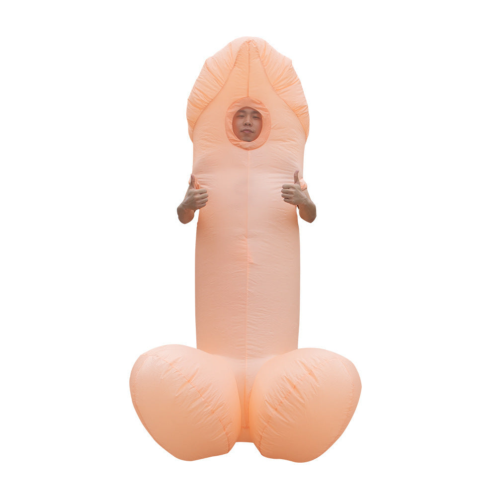 Hilarious Male Penis Inflatable Costume - Ideal for Memorable Halloween Parties