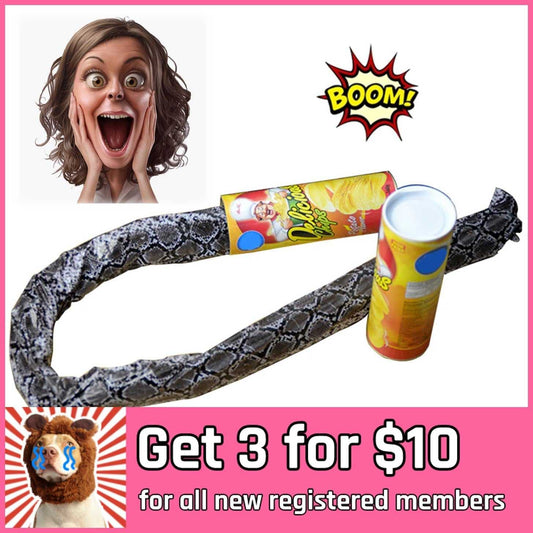 Funny Potato Chips Bucket Tricky Toy youcantbringitwithyou