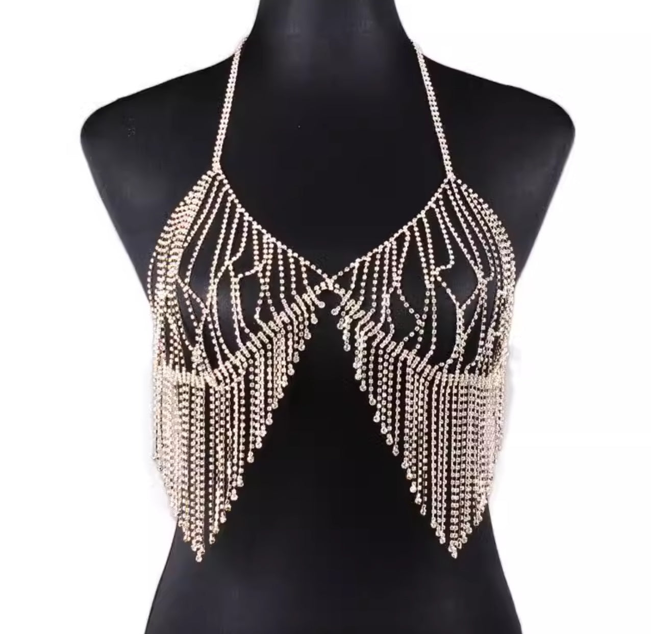 Explosive Accessories Sexy Diamond Set Chest Chain - Ignite Your Style with Glamour