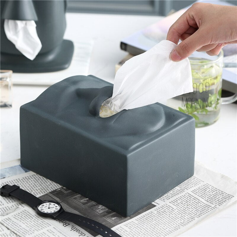 Moai Statue Ceramic Drawer - Functional & Exotic Home Decor