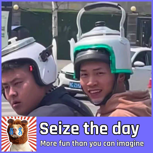 Teakettle Shape Cosplay Helmet with Mask