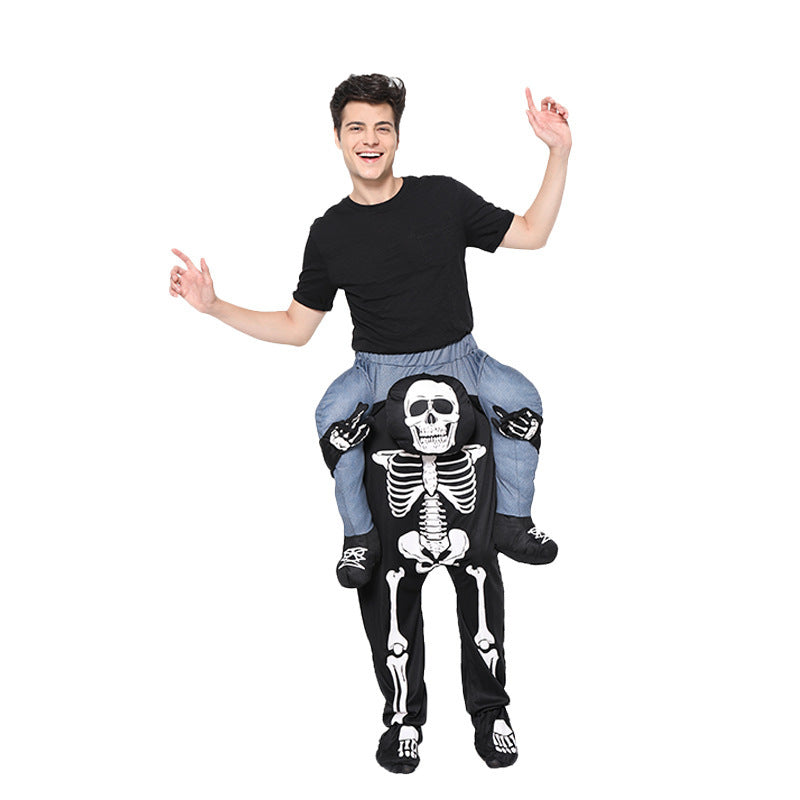 Unique Skeleton - Riding Costume: Stand Out at Halloween & Parties