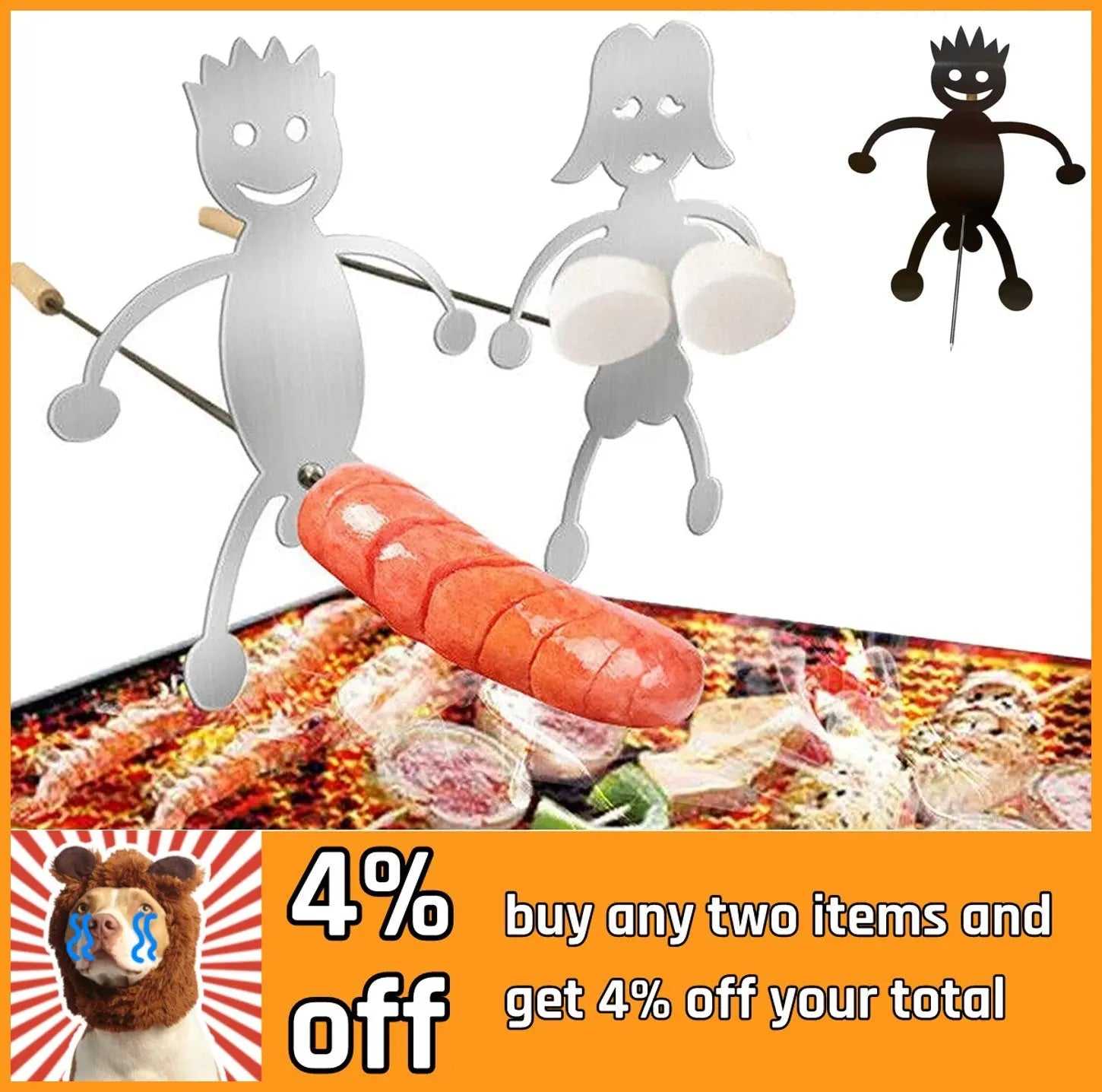 BBQ Forks Novelty Women Men Shaped youcantbringitwithyou