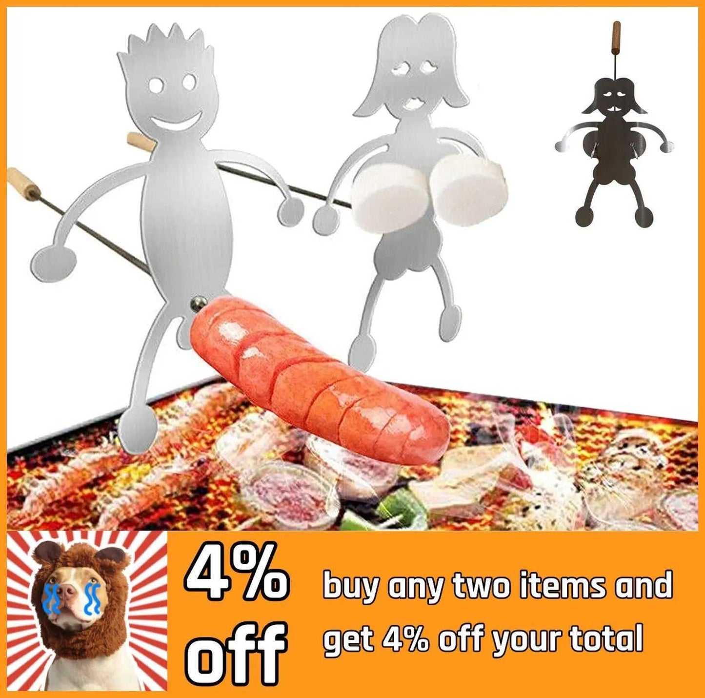 BBQ Forks Novelty Women Men Shaped youcantbringitwithyou