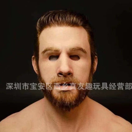 Halloween Granny Mask Latex Headgear Wig Mask